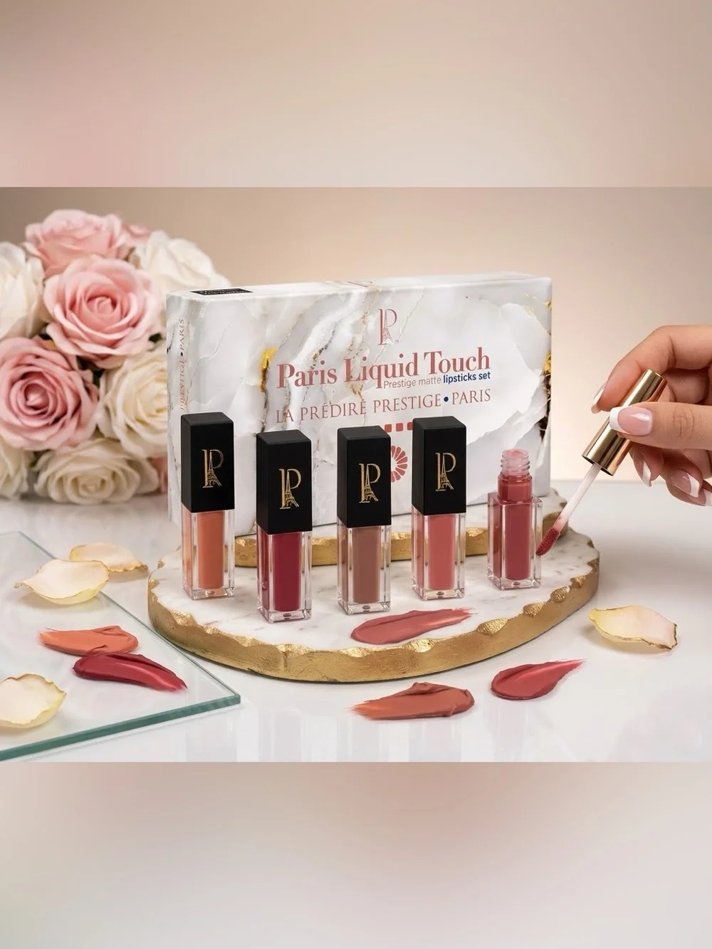 La Prestige Liquid Touch 5 Piece Matte Lipstick Set - Retail $220